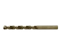 RUKO 215033 - Pack de 10 brocas helicoidales DIN 338, tipo N HSS Co 5 Cobalto, rectificada, con autocentrado (Ø 3,3 mm)