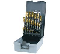 RUKO Twist Drill Set 25-Piece HSS-G TiN Coated 1-13mm 250215TRO