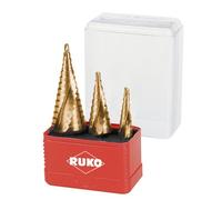 Ruko A101032T Stepped Drill Bit Set in Tin