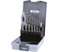RUKO CNC Tap Set 14-Piece M3-M12 DIN HSS with FLOWSTEP® Tip
