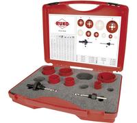 RUKO 106302 EK 2 Electricians HSS Bi-Metal Hole Saw Set 8pc