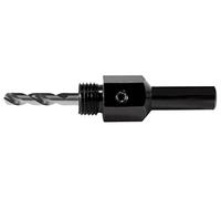 Ruko HSS Arbor Holder Including Pilot Drill Bit, M 16 x 1.50mm, Bright Finish, 12.0 mm Shank Diameter, R128214