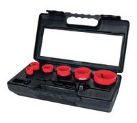 TERRAX A106340 - Juego de Coronas perforadoras - Mantenimiento - Electricidad (8 piezas)