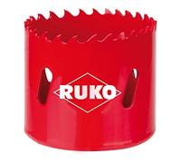 Ruko HSS Bi-Metal Hole Saw with Varied Toothing, Red Finish, 200 mm Diameter, R106200