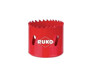 Ruko HSS Bi-Metal Hole Saw with Varied Toothing, Red Finish, 70 mm Diameter, R106070