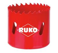 Ruko HSS Bi-Metal Hole Saw with Varied Toothing, Red Finish, 95 mm Diameter, R106095