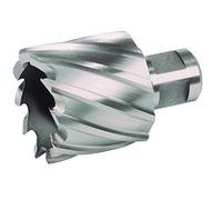 Ruko HSS Core Drill Bit with 3/4 inch Weldon Shank, CBN Ground, Bright Finish, 33.0 mm Diameter, 63.0 mm Length, R108233