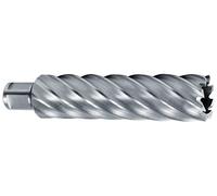 Ruko HSS Core Drill Bit with 3/4 inch Weldon Shank, CBN Ground, Bright Finish, 50.0 mm Diameter, 145.0 mm Length, R1082050