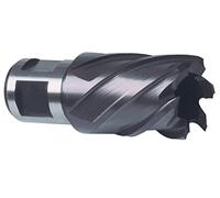 Ruko HSS Core Drill Bit with 3/4 inch Weldon Shank, CBN Ground, TiAlN Finish, 14.0 mm Diameter, 63.0 mm Length, R108214F