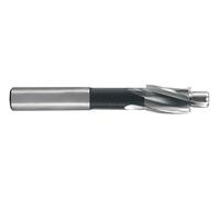 RUKO HSS Flat Counter Sinker with Fixed Guide for Thread Core Hole, DIN 373, Bright Finish, 20.0 mm Diameter, 100.0 mm Length, R102421