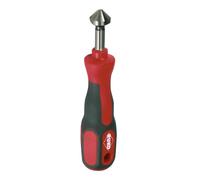Ruko HSS Hand Deburrer with Countersinker, Bright Finish, 12.4mm Diameter, R102143