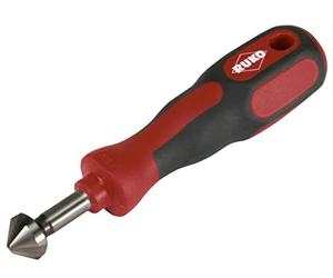 Ruko HSS Hand Deburrer with Countersinker, Bright Finish, 16.5 mm Diameter, R102145