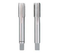 Ruko HSS Hand Tap Set, DIN 2181, Ground, Bright Finish, MF 4 x 0.35 mm Nominal Thread Size, 45.0 mm Length, 2 Pieces, R235040