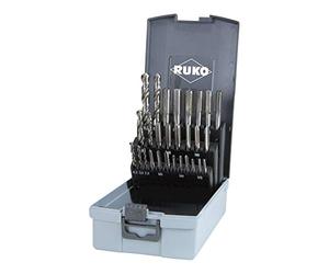 Ruko HSS Hand Tap Set in Plastic Case, Bright Finish, 28 Pieces, R245003RO