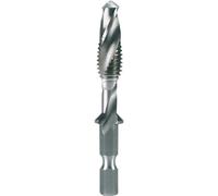 Ruko HSS Long Combined Machine Tap Bit, Ground, Bright Finish, M 3 x 0.50 mm Nominal Thread Size, 51.0 mm Length, R270014 A1166331163R270014