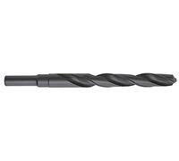 Ruko HSS-R Twist Drill Bit with Reduced Shank, DIN 338, Type N, Black Finish, 20.0 mm Diameter, 205 mm Length, R200200
