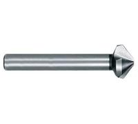 RUKO HSS Taper and Deburring Counter Sinker for Aluminium, Din 335, Type C, 90 Degree, Bright Finish, 16.5 mm Diameter, 60.0 mm Length, 10.0mm Shank Ø, R102119-1A
