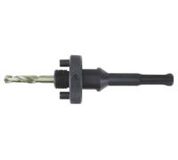 Ruko HSSE-Co 5 Arbor Holder including Pilot Drill Bit for HSS and HSSE-Co 8 Bi-Metal Hole Saw, Bright Finish, 10.0 mm Shank diameter, R126211
