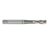 Ruko HSSE-Co 5 Machine Tap, DIN 371, Ground, Bright Finish, M 4 x 0.70 mm Nominal Thread Size, 63.0 mm Length, R234040E