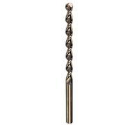 Ruko HSSE-Co 5 Twist Drill Bit, DIN 340, TL 3000, Bright Finish, 12.5 mm Diameter, 205.0 mm Length, Pack of 10, R253125