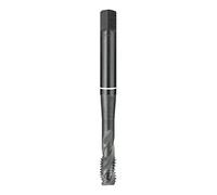 Ruko HSSE-Co 5 VAP Machine Tap, DIN 371, Ground, Black Finish, M 2.5 x 0.45 mm Nominal Thread Size, 50.0 mm Length, R234025VA