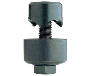 Ruko Special Steel Screw-Hole Punch with Three-Point Cutting Tip, Black Finish, 32.0 mm Diameter, R109320