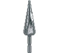 RUKO Step Drill Bit HSS 4-20mm High Performance Cutting Tool 101051H