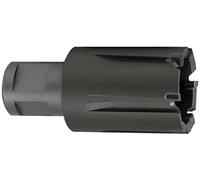 Ruko Tungsten Carbide Core Drill Bit with Cutting Edges and 3/4 inch Weldon Shank for Railway Track, Tecrona Finish, 19.0 mm Diameter, 63.0 mm Length, R1081519C