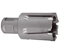 Ruko Tungsten Carbide Core Drill Bit with Cutting Edges and 3/4 inch Weldon Shank for Railway Track, Bright Finish, 32.0 mm Diameter, 63.0 mm Length, R1081532