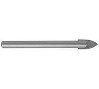 Ruko Tungsten Carbide Glass and Tile Drill Bit with Carbide Cutting Edge and Straight Shank, Bright Finish, 12.0 mm Diameter, 8.0 mm Length, R223012
