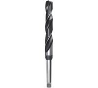 Ruko HSS-G Twist Drill Bit, DIN 345, Type N, Bright/Black Finish, 18.0 mm Diameter, 228.0 mm Length, R204180