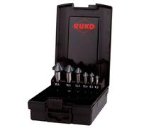 RUKO ULTIMATECUT 4S Countersink Set 6-Piece HSS Smooth Run