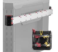 RUKUHOT Power Drill Holder Fits for ToughBuilt StackTech Tool Box, Side Rail Organizer for Screwdrivers, Wrenches, Tape Measures, No-Drill Installation