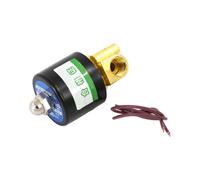 Rulbelok 24V 1/4in Electromagnetic Valves 2W Direct Acting Pneumatic Switches for Automotive Use Solenoid Valves Pneumatic Electric Control Solenoid Valves