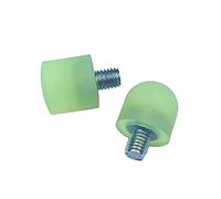 Rulbelok 2Pcs Hard Soft Caps and Tips M8 Screw for Hook and Rubber Hammer Car Dent Repair Tools Dent Repair Hook and