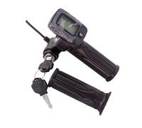 Rulbelok Smart Manner Switching Motorbike Accelerate Grip with Live Data Visualization and Extended Durability ABS Motorbike Pace Regulation Handle