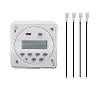 Rulbelok User Friendly Programmable LCD Timer Switches 12V / 24V / 110V / 220V for Efficient Power Management Home and Industrial Use Weekly Program Timer