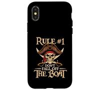 Rule #1 Don't Fall Off The Boat - Buccaneer Freebooter Case for iPhone X/XS
