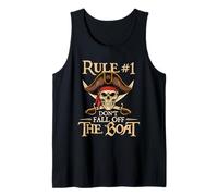 Rule #1 Don't Fall Off The Boat - Buccaneer Freebooter Tank Top