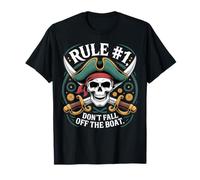 Rule #1 Don't Fall Off The Boat Cruise Pirate Party Gift T-Shirt