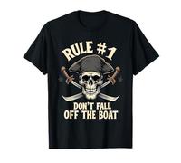 Rule #1 Don't Fall Off The Boat Cruise Pirate Party T-Shirt