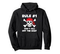 Rule #1 Don't Fall Off The Boat Cruise Pirate Party Theme Pullover Hoodie