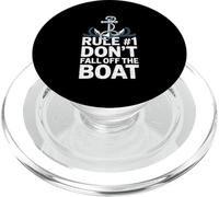 Rule 1 Dont Fall Off The Boat Sailing PopSockets PopGrip for MagSafe