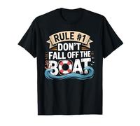 Rule #1 Don't Fall Off The Boat Shirt Cruise Ship T-Shirt