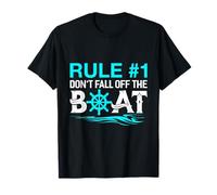 Rule #1 Don't Fall Off The Boat Shirt Cruise Ship T-Shirt