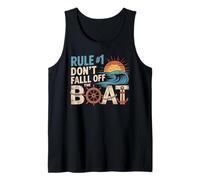 Rule #1 Don't Fall Off The Boat Shirt Cruise Ship Tank Top