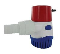 Rule 12V Automatic Bilge Pump - Fully Submersible - 800GPH Output - Easy Clean Strainer - Low Power Use - Check Valve & Thermal Cut-Off - Ideal for Boats -107mm x 64mm x 74mm