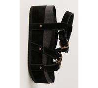 Rule Breaker 2.0 Flatform Sandals by Intentionally Blank at Free People in Black, Size: EU 37 - female