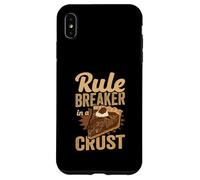 Rule Breaker In A Crust Funny Baker & Pie Lover Case for iPhone XS Max
