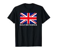 Rule Britannia Union Jack Flag Design Patriotic British T-Shirt